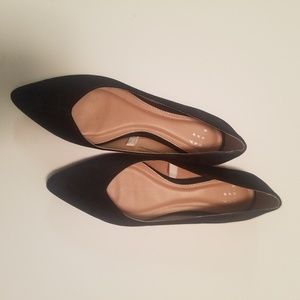 a new day black Flats